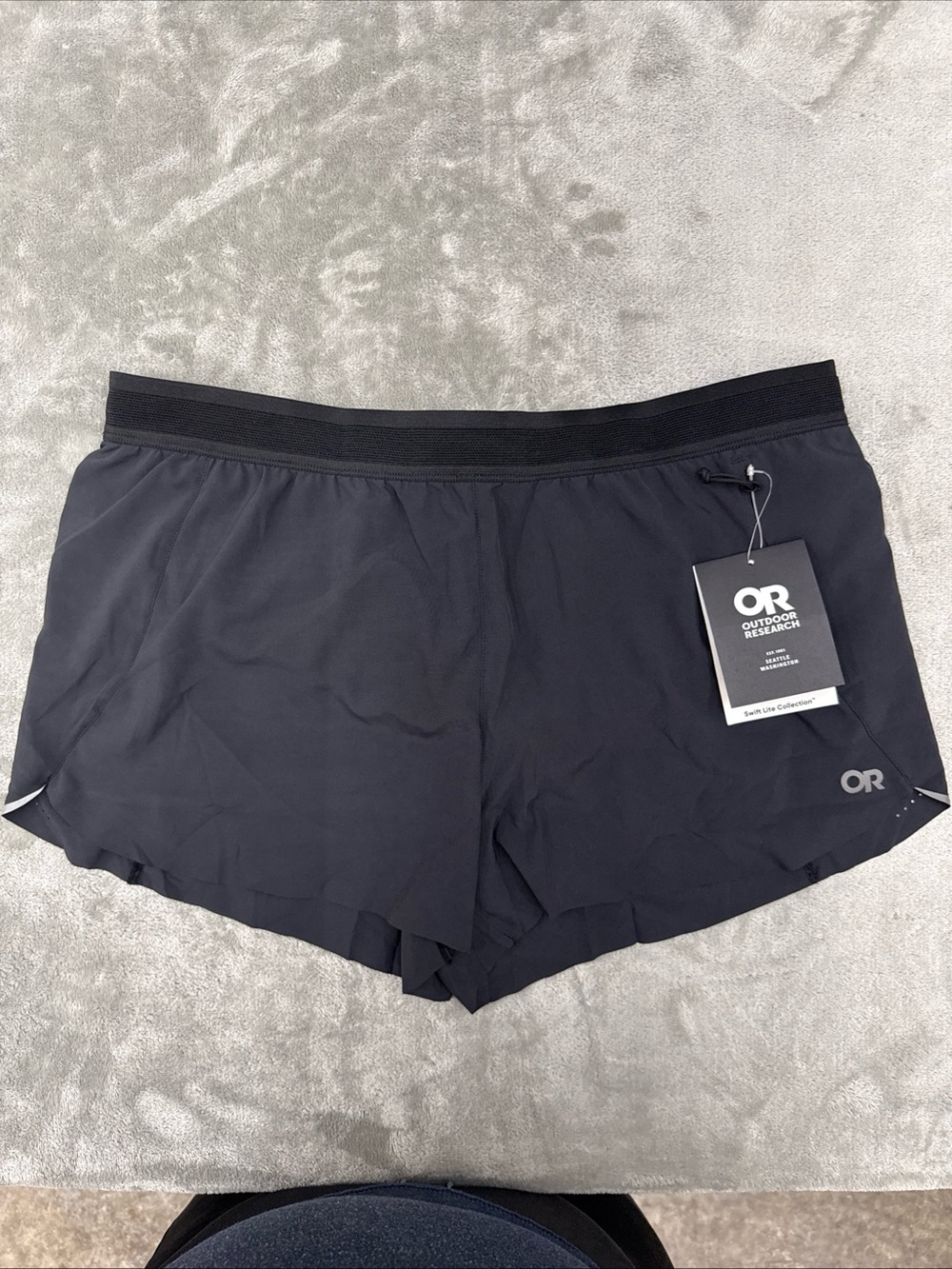 Outdoor Research  Swift Lite Shorts 2.5" Womens Large Black Lined lightweight
